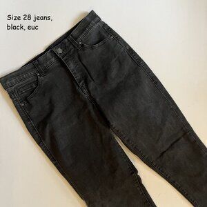 Size 28 Lularoe jeans, black, no distressing (175)